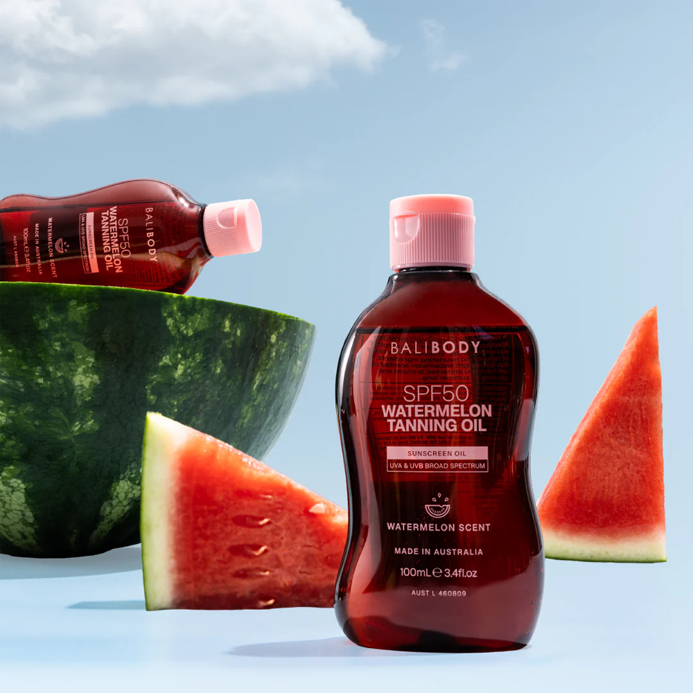 Bali Body Watermelon Tanning Oil SPF50 100ml - Масло для засмаги з насінням кавуна SPF50 - фото №2